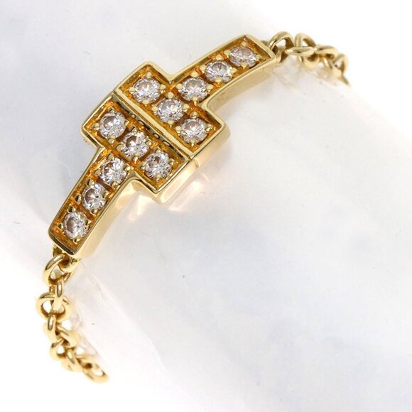 TIFFANY & CO. 18k Yellow Gold Diamond Ring - Picture 2 of 10